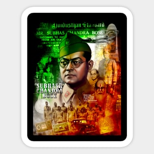 Subhash Chandra Bose Sticker